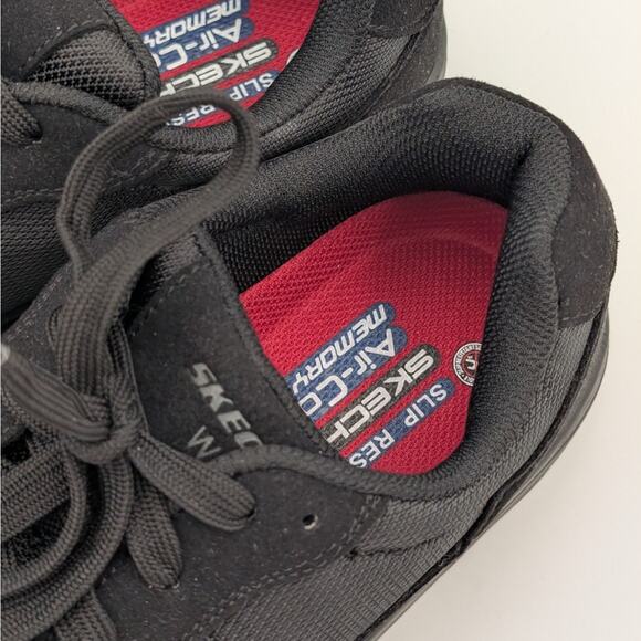 Skechers Watab Jaggit Comp Toe Athletic Shoes Men's Black Size US10 EU43 - Picture 12 of 13